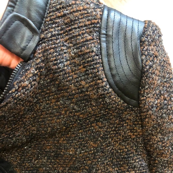 DOUBLE ZERO Leather & Fabric JACKET - Picture 8 of 11